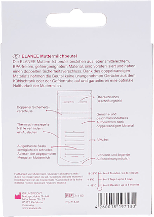 Muttermilchbeutel Elanee