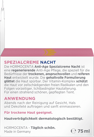Nachtcreme Anti-Age Spezial Hormocenta