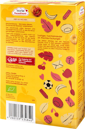 Kindersnack Knusper-Kringel Kirsche-Banane ab 3 Jahren FRUCHTBAR Pausenfreund