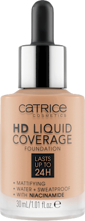 Foundation Liquid HD Coverage 40 Warm Beige  CATRICE