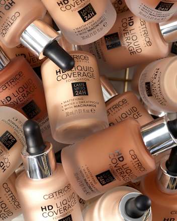 Foundation Liquid HD Coverage Waterproof 10 Light Beige CATRICE