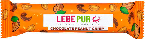 Schokoriegel Peanut Crisp Lebepur