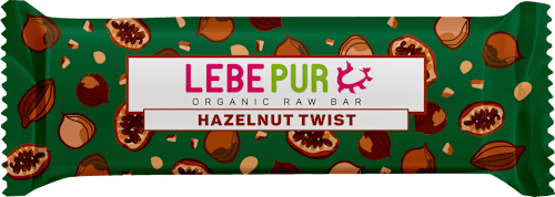 Rohkostriegel Bio Hazelnut Twist Lebepur