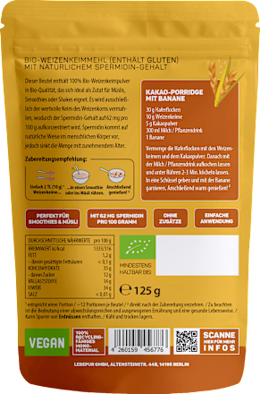Superfood Pulver Weizenkeime Lebepur