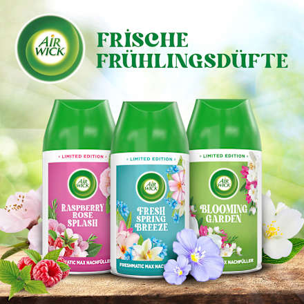 Lufterfrischer Freshmatic Blooming Garden Nachfüllpack (2x250 ml) AirWick