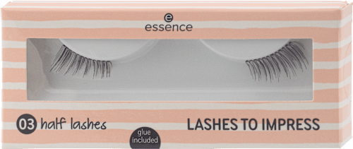 Műszempilla, Lashes To Impress - Nr. 03 Half Lashes essence