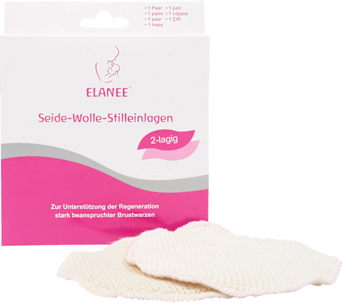 Stilleinlagen Seide-Wolle 2-lagig Elanee