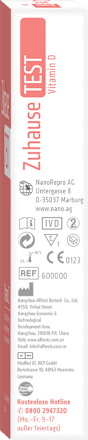 Zuhause Test Vitamin D, 1 Anwendung NanoRepro