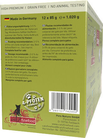 Nassfutter Katze Classic Collection II, Multipack (12 x 85g) catz finefood