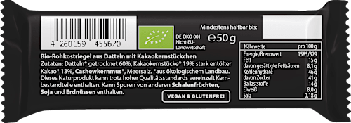 Rohkostriegel, Dark Cacao Crunch Lebepur