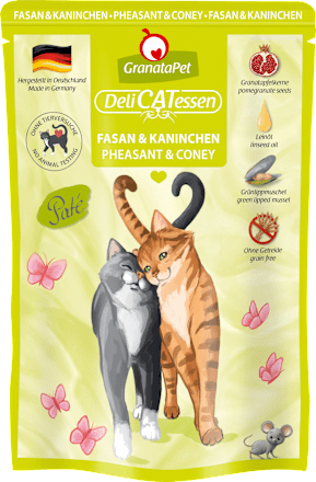 Nassfutter Katze mit Fasan & Kaninchen GranataPet