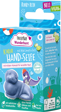 Seifenstück Kinder Handseife, Robbe FruchtBar
