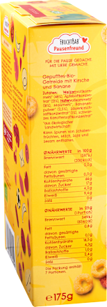Kindersnack Knusper-Kringel Kirsche-Banane ab 3 Jahren FRUCHTBAR Pausenfreund