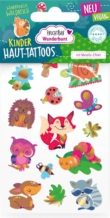 Kinder Haut-Tattoos Wunderbunt Wundervolles Waldreich FruchtBar