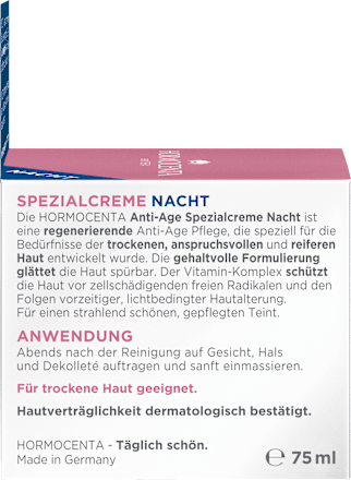 Nachtcreme Anti-Age Spezial Hormocenta