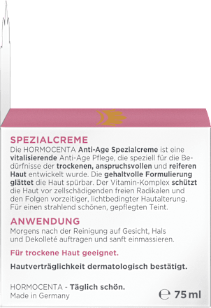 Anti Age Gesichtscreme Spezial Hormocenta
