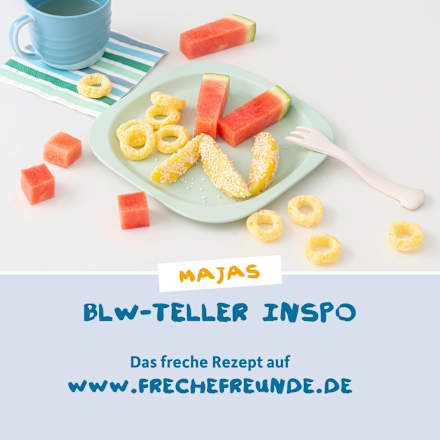 Babysnack Knusper-Ringe Hirse & Banane, ab 7 Monaten Freche Freunde