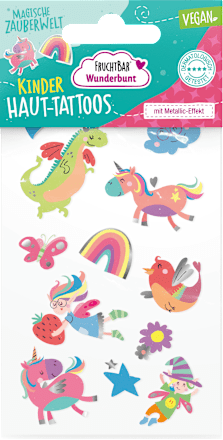 Kinder Haut-Tattoos Wunderbunt Magische Zauberwelt FruchtBar