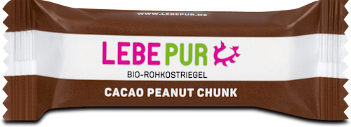 Rohkostriegel Bio Cacao Peanut Chunk Lebepur