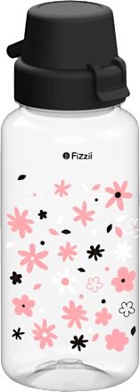 Trinkflasche Bambini schwarz, 400 ml  Fizzii