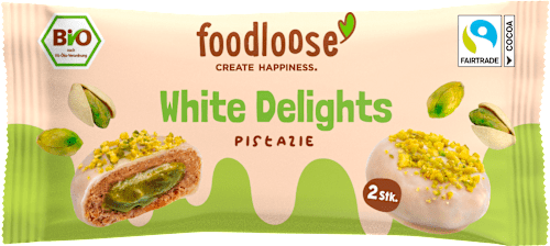 Fruchtkugeln White Delights Pistazie foodloose