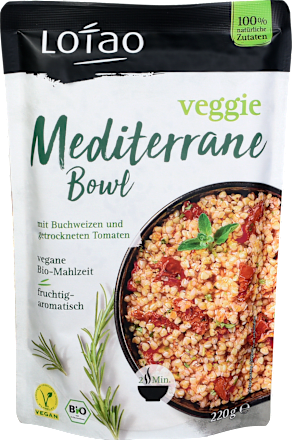 Fertiggericht Veggie Mediterrane Bowl Lotao