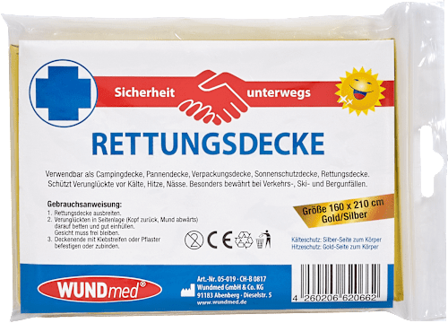Rettungsdecke WUNDmed