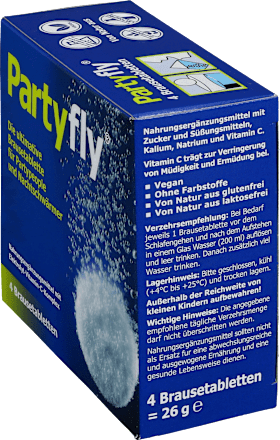 Elektrolyt-Vitamin C-Komplex Brausetabletten 4 St Partyfly