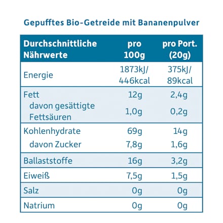 Babysnack Knusper-Ringe Hirse & Banane, ab 7 Monaten Freche Freunde