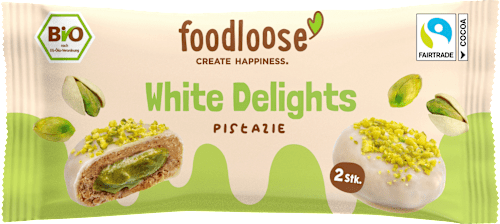 Fruchtkugeln White Delights Pistazie foodloose