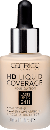 Alapozó HD Liquid Coverage - Nr. 010 Light Beige CATRICE