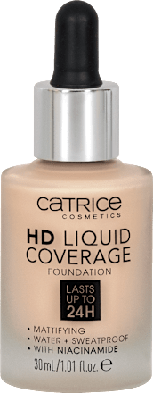 Alapozó HD Liquid Coverage - Nr. 40 Warm Beige CATRICE
