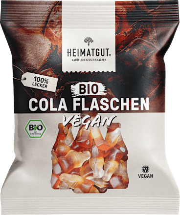 Fruchtgummi Cola Flaschen vegan HEIMATGUT