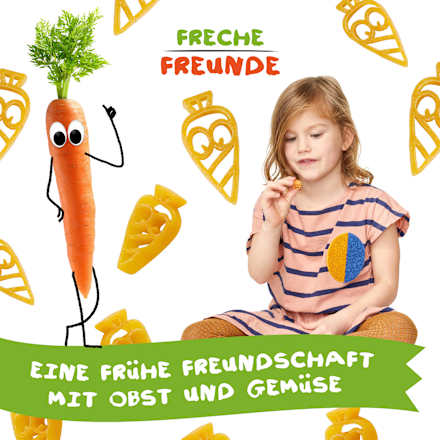 Nudeln Gemüse Karotte Freche Freunde