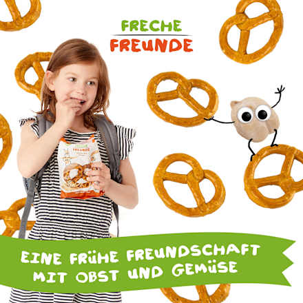 Knabbergebäck Brezeln Kichererbse Freche Freunde