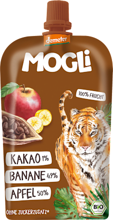 Quetschie Kakao, Banane & Apfel ab 3 Jahren MOGLi
