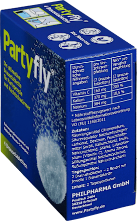 Elektrolyt-Vitamin C-Komplex Brausetabletten 4 St Partyfly