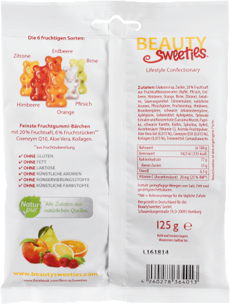 Fruchtgummi Bärchen Beauty Sweeties