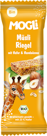 Riegel Müsli mit Hafer & Haselnüssen ab 3 Jahren  MOGLi