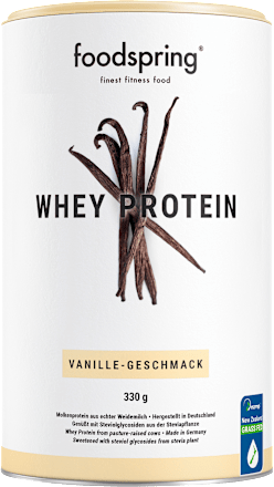 Whey Proteinpulver, Vanille Geschmack foodspring