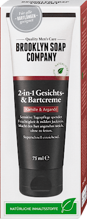 2-in-1 Gesichts- & Bartcreme Brooklyn Soap Company