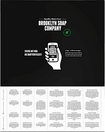 Adventskalender 2023, Quality Men´s Care Brooklyn Soap Company