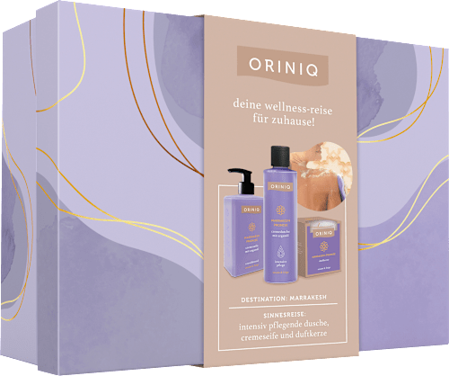 Geschenkset Sinnesreise Marrakesh 4tlg ORINIQ