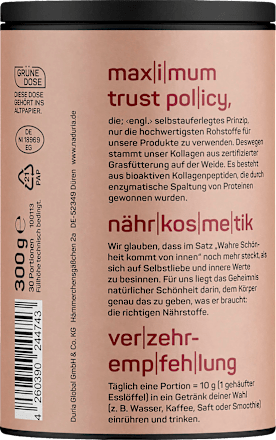 Kollagenpulver Premium Hydrolysat Naduria
