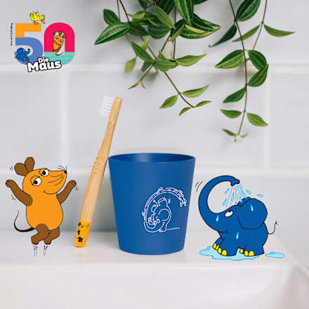 Mundspülbecher Kinder Die Sendung mit der Maus - Elefant Hydrophil