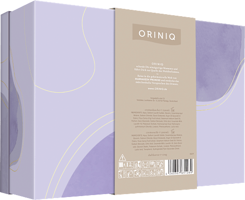 Geschenkset Sinnesreise Marrakesh 4tlg ORINIQ