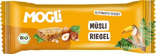 Müsliriegel mit Sesam, Haselnüssen & Honig MOGLi