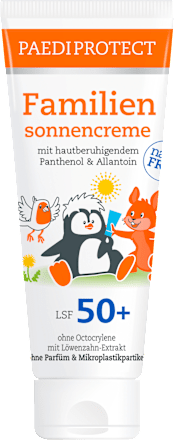 Sonnencreme Familie LSF 50+ PAEDIPROTECT