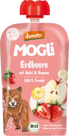 Quetschie Erdbeere, Apfel & Banane, ab 1 Jahr  MOGLi