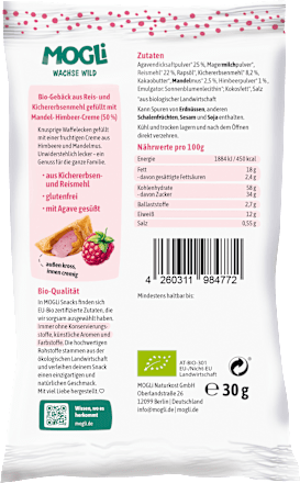 Himbeer Creme Ecken mit Mandel MOGLi